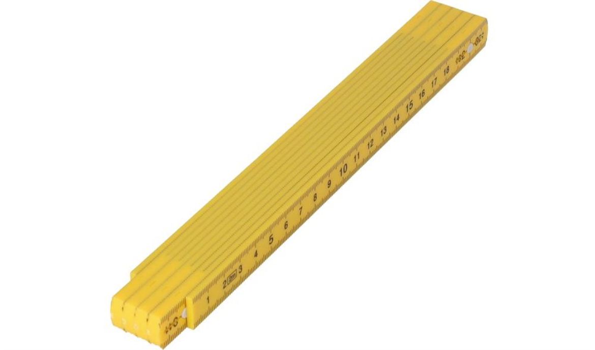 Billede af Pl.tommestok 2,0 mtr. 12 led