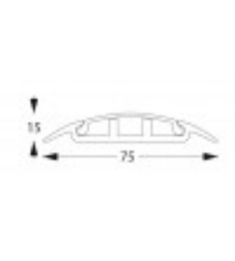 Billede af PVC Ledningsprofil 75mm