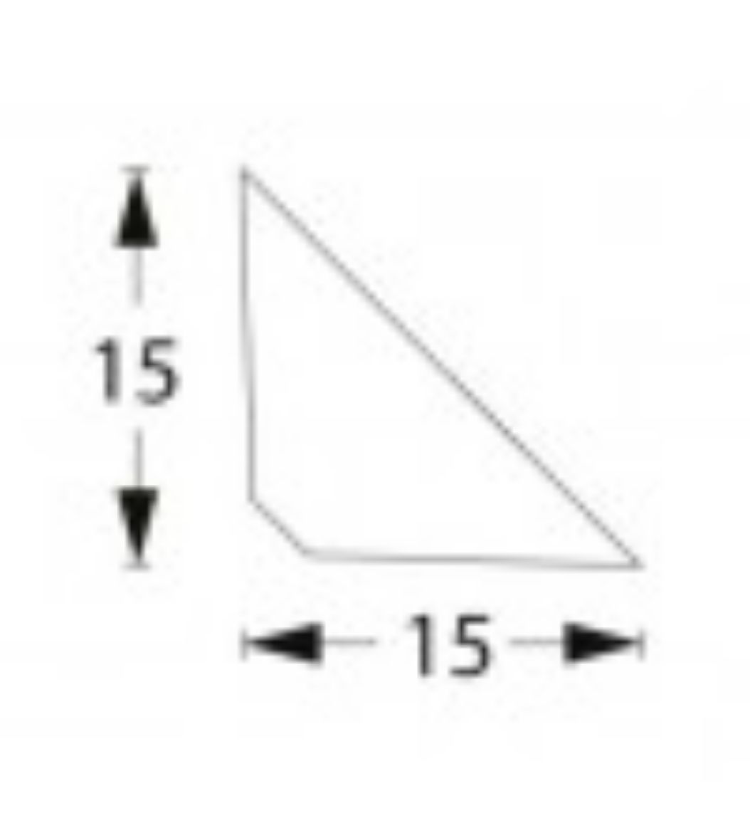 Billede af Fejeliste eg 15x15x900 mm